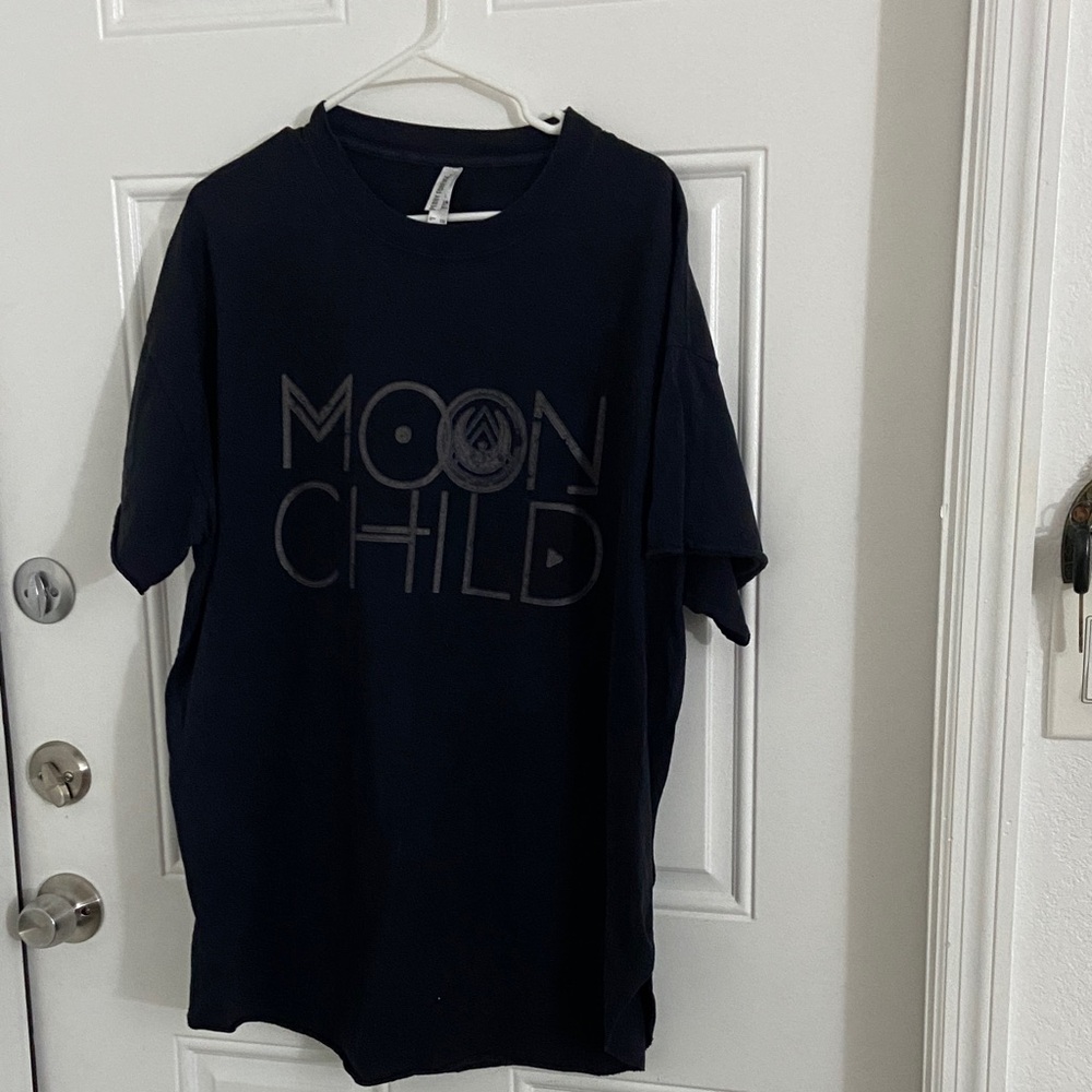Black 'Moon Child' Graphic Tee
